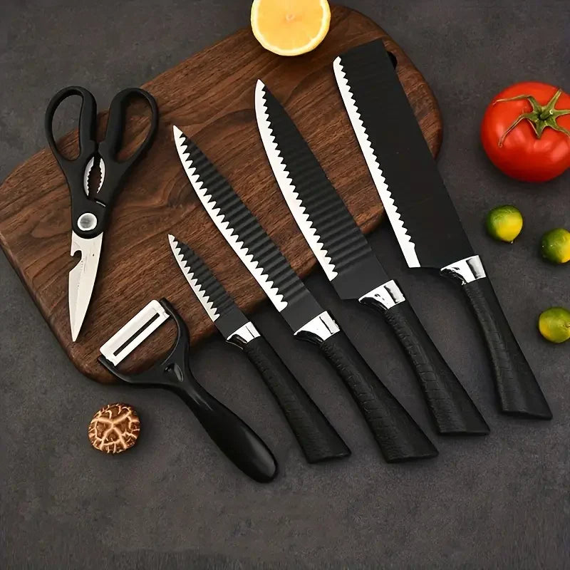 Set de Cuchillos de Cocina (6 piezas) – Precisión y comodidad en cada corte