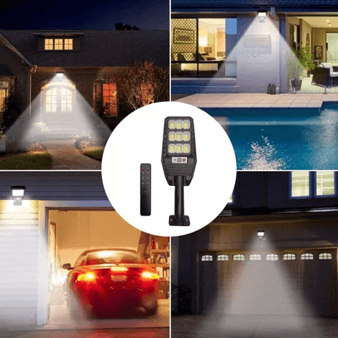 LÁMPARA SOLAR LED PARA EXTERIORES CON SENSOR MOVIMENTO - Tienda Prisma