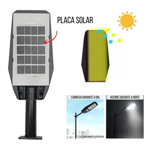 LÁMPARA SOLAR LED PARA EXTERIORES CON SENSOR MOVIMENTO - Tienda Prisma